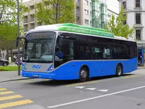 VMCV - VanHool Gasbus Nr.401  VD 114011 unterwegs auf der Linie 211 in Vevey am 03.05.2016