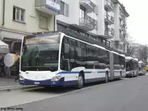 ZVB Nr. 69 (Mercedes Citaro C2 O530G) am 27.4.2016 beim Bhf. Zug