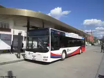 RVBW Nr. 82 (MAN A21 Lion's City) am 4.5.2016 beim Bhf. Wettingen