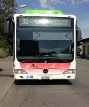 Front des Citaro CNG Nr. 23 am 3.8.2013 beim Bhf Süd.