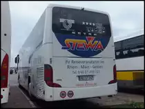 Setra 415 GT-HD von Stewa aus Deutschland im Stadthafen Sassnitz am 31.05.2014