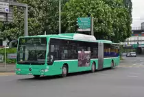 Mercedes Citaro 722, auf der Linie 36, fährt zur Haltestelle St. Jakob. Die Aufnahme stammt vom 14.05.2016.