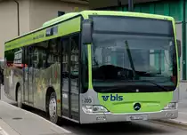 BLS: MERCEDES CITARO 205  WANDERBUS  in Langnau im Emmental am 14. Mai 2016.
Foto: Walter Ruetsch