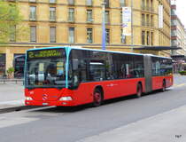 VB Biel - Mercedes Citaro Nr.147  BE  572147 unterwegs auf der Linie 2 in der Stadt Biel am 09.05.2016
