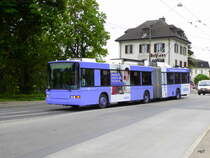 VB Biel - Trolleybus Nr.86 unterwegs auf der Linie 4 in Nidau am 09.05.2016