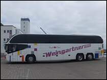 Neoplan Cityliner von Weingartner aus Deutschland im Stadthafen Sassnitz am 31.05.2014