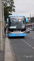 Setra S516 HD/2 am 14.06.2014 am Hauptbahnhof Dresden