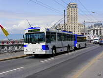 TL - Trolleybus Nr.786 unterwegs auf der Linie 17 in der Stadt Lausanne am 10.05.2016