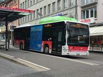 Citaro CNG Nr. 27 am 18.5.2016 beim Postplatz.