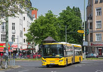 BVG Scania Citywide Wagen 4452 als Linie M49 am Theodor-Heuss-Platz, 14.05.2016. 