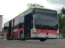 Citaro Nr. 23 wartete am 18.5.2016 am Bhf Süd auf Fahrgäste.