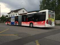 C2 Gelenkbus am 18.5.2016 beim Bhf Süd.