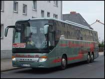 Setra 416 GT-HD von Hjälmakra Buss-ab aus Schweden in Sassnitz am 31.05.2014