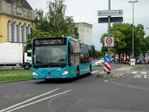 DB Hessen Bus Mercedes Benz Citaro C2 423 am 20.05.16 in Höchst Bhf