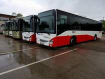 IVECO im Einsatz für OÖVV bzw. Postbus, während der Wochenendruhe in Ampflwang; 160516