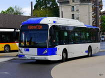 TL - VanHool Nr.467  VD 1273 unterwegs auf einer Dienstfahrt in der Stadt Lausanne am 10.05.2016