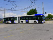 TL - VanHool Nr.571  VD 1481 unterwegs auf der Linie 21 in der Stadt Lausanne am 10.05.2016