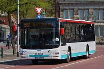 . MAN Lion's City aufgnommen im Stadgegiet von Emden unterwegs.  06.05.2016 