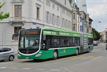 Mercedes Citaro 7039, auf der Linie 31 fährt zur Haltestelle am Wettsteinplatz. Die Aufnahme stammt vom 17.05.2016.