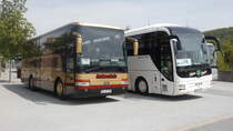 Van Hool EOS 80 und MAN Lions Coach am 16.05.2015 in Löbau