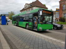 MAN NÜ 313 von der GRS aus Neunkirchen Saar im Auftrag von SaarMobil. Aufgenommen in St.wendel am 4.05.2016