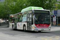 Citaro I Nr. 16 mit Erdgas beim Postplatz am 22.5.2016.