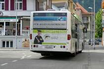 Heck des Citaro CNG Nr. 16 beim Postplatz am 22.5.2016.