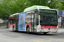 Citaro CNG Nr. 21 beim Postplatz am 22.5.2016.