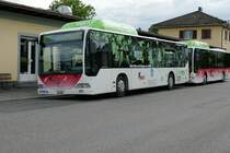 Erdgas Citaro I Nr. 16 am 22.5.2016  beim Bhf Süd.