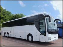 MAN Lion's Coach von Haller aus Deutschland im Stadthafen Sassnitz am 01.06.2014