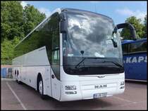 MAN Lion's Coach von Haller aus Deutschland im Stadthafen Sassnitz am 01.06.2014