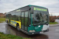 Am 21.12.2015 fährt P-AV 913 auf der Linie 609 zwischen Potsdam, Am Schragen und Potsdam Fahrland, Am Upstall. Aufgenommen wurde ein Mercedes Benz Citaro / Am Upstall.
