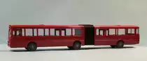 3634 MB O 305 G, 1:87, Gelenkbus, weinrot, Wiking 705/02b Produktionszeit: 1982-83), Foto vom 18.2.2016