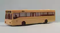 3618 + 3619 MB O 405, 1:87, Stadtbus, BVG, Linie 11, Ziel: Lichterfelde, Wiking 702-01a, Produktionszeit: 1987-88, Foto vom 18.2.2016
