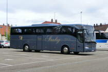 Mercedes Benz Tourismo von Striebig Reisen am 28.08.2015 in Wissembourg/Frankreich