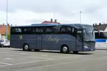 Mercedes Benz Tourismo von Striebig Reisen am 28.08.2015 in Wissembourg/Frankreich