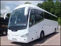 Scania Irizar aus Niederösterreich im Stadthafen Sassnitz am 02.06.2014
