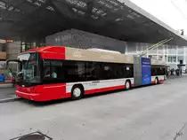 Stadtbus Winterthur - Hess Trolleybus Nr.123 unterwegs auf der Linie 2 in Winterthur am 11.05.2016