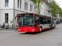 Stadtbus Winterthur - Mercedes Citaro Nr.327  ZH 489327 unterwegs auf der Linie 14 in Winterthur am 11.05.2016