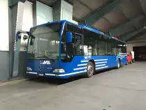 Älterer Citaro der AFA, am 28.5.2016 in der Post Adelboden.