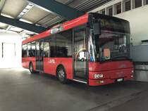 Midi MAN in der Post Adelboden, am 28.5.2016.