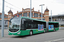Mercedes Citaro 7001 steht auf dem Hof des Depots Wiesenplatz. Die Aufnahme stammt vom 24.05.2016.