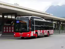 Chur Bus - MAN Lion`s City Hybrid  GR  97513 vor dem Bahnhof in Chur unterwegs auf der Linie 4 am 15.05.2016