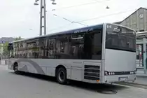 Solaris Urbino 10,9  Verkehrsbetriebe Karlsruhe , niedrige Sonderausführung, Karlsruhe HBf 28.05.2016