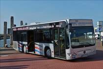 . Am 06.05.2016 stand dieser Mercedes Benz Citaro am Fhranleger in Norddeich-Mole.