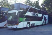 Setra 431 DT von Trans KV (CZ) am 28.5.2016 bei der Carstation Sihlquai.