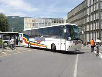 Bova Futura von Eurobus frs Eidg. Turnfest in Biel, am 30.6.2013.