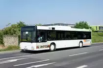 Bus Mainz: MAN NÜ vom Busunternehmen Wink Touristik GmbH (Lackierung: VOR - Verkehrsverbund Ost-Region aus Österreich), unterwegs im Auftrag des Omnibusverkehr Rhein-Nahe (ORN) / Rhein-Nahe-Bus. Aufgenommen im Mai 2016 in der Nähe der Haltestelle  Hochschule Mainz  in Mainz.