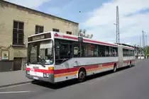 Bus Mainz: Mercedes-Benz O 405 G - Gelenkbus der Südwest Mobil GmbH (Rhein-Nahe-Bus / ORN), aufgenommen im Mai 2016 am Hauptbahnhof in Mainz.
