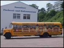 Chevrolet als Seebrückenexpress im Stadthafen Sassnitz am 04.06.2014